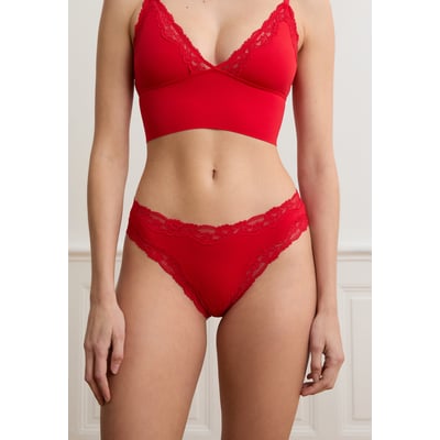 Culotte en microfibre et dentelle PURE SOFT LACE ETAM