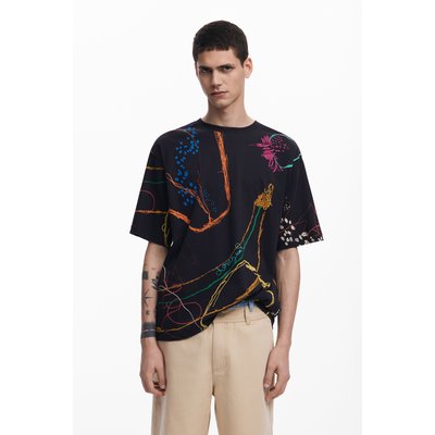 T-shirt à manches courtes avec motifs DESIGUAL