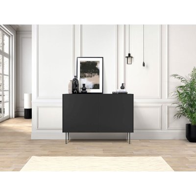 Buffet bas en panneaux de particules 2 portes 120 cm, ATLAS BOBOCHIC