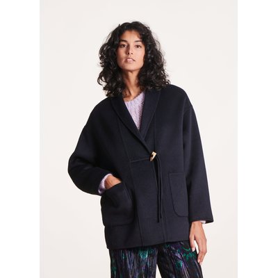 Manteau court en laine LA FEE MARABOUTEE