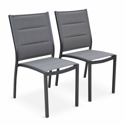 Chaise de jardin empilable aluminium (lot de 2) CHAISES CHICAGO SWEEEK
