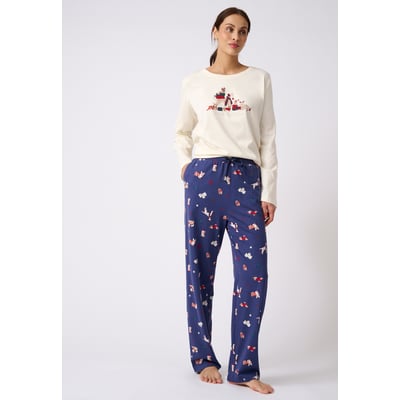 Pyjama de Noël en maille jersey pur coton peigné DAMART
