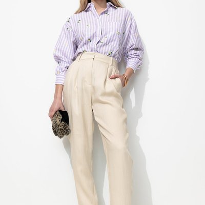 Pantalon à pinces taille haute PROMOD