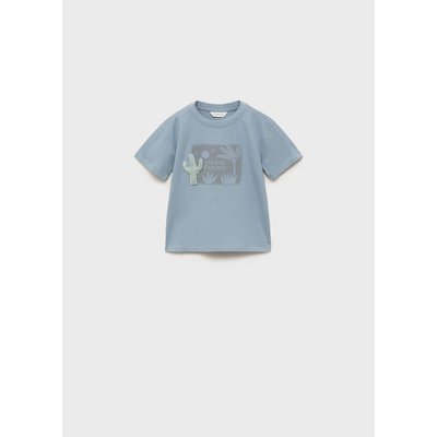T-shirt coton motif en relief MANGO BABY