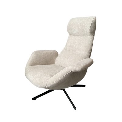 Fauteuil rotatif en tissu velours - ASTI MATHI DESIGN