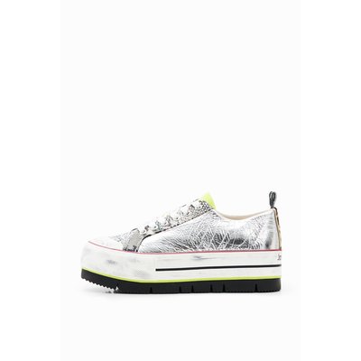 Baskets plateforme patchwork DESIGUAL