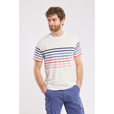 T-shirt rayé en coton léger ARMOR-LUX