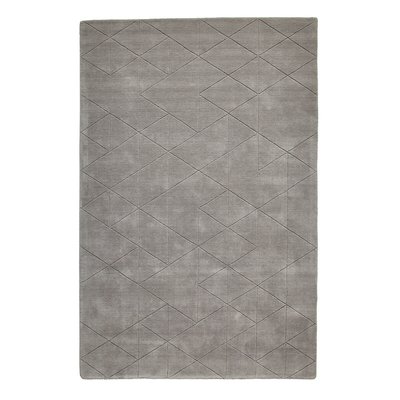 Subtle Triangle Tiled Geometric Patterned Rug in 100% Wool SO'HOME