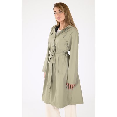 Veste imperméable à capuche A-LINE LONG JACKET RAINS