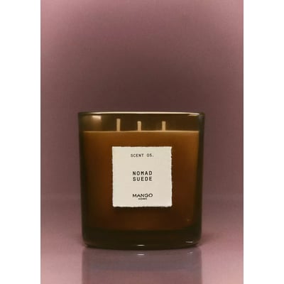 Bougie parfumée NOMAD SUEDE 500 g MANGO HOME