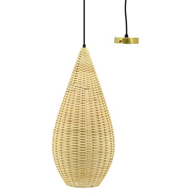 Suspension goutte en rotin naturel Diamètre 27cm AUBRY GASPARD