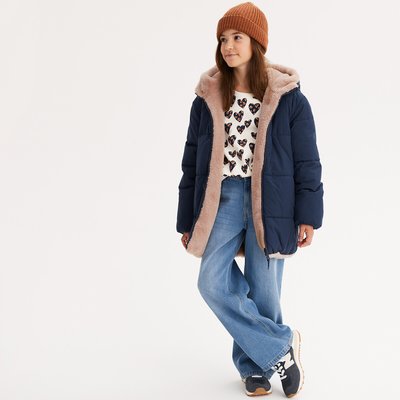 Doudoune chaude réversible à capuche LA REDOUTE COLLECTIONS
