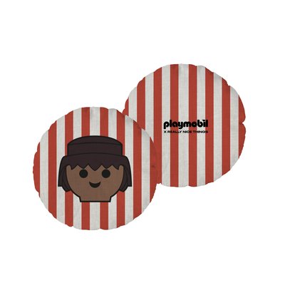 Coussin rond en lin PLAYMOBIL
