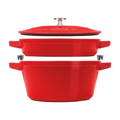 2-pcs, Set empilable, Cerise STAUB