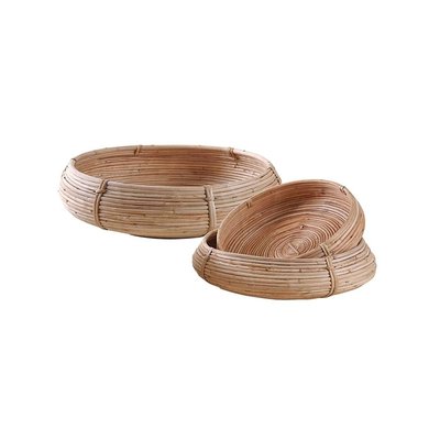 Corbeille ronde en rotin (Lot de 3) AUBRY GASPARD