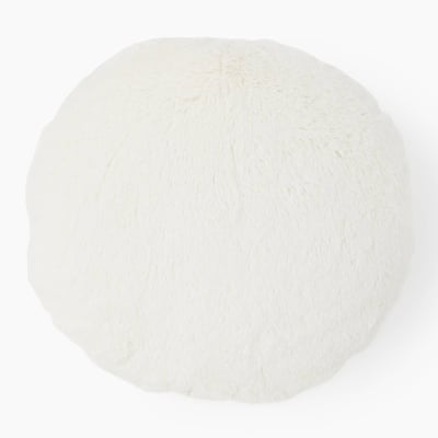 Coussin rond, 40cm de diamètre, 100% polyester recyclé MONOPRIX