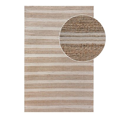 Tapis en jute et coton tressé main 200x300 cm FEZ PIER IMPORT