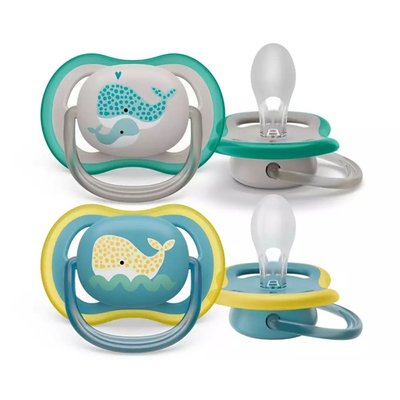Lot de 2 sucettes ultra air 18 mois et plus Mix SCF349/24 PHILIPS AVENT