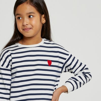 Gestreepte sweater, ronde hals LA REDOUTE COLLECTIONS
