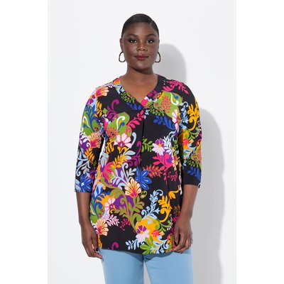 T-shirt en tissu fluide, pli fantaisie ULLA POPKEN