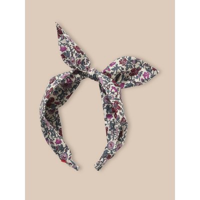 Serre-tête noeud en tissu Liberty CYRILLUS