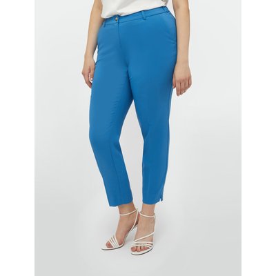 Pantalon droit avec pli marqué en tissu fluide FIORELLA RUBINO
