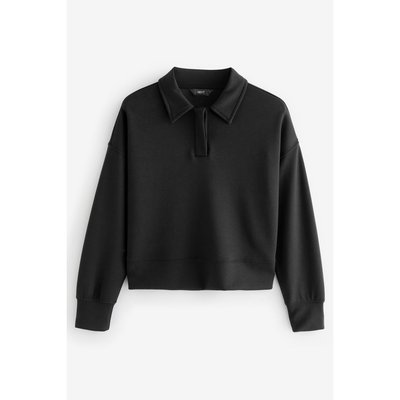 Sweat style polo moulant avec col élégant NEXT