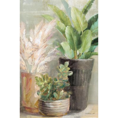 Tableau fleurs jardin d'intérieur HEXOA