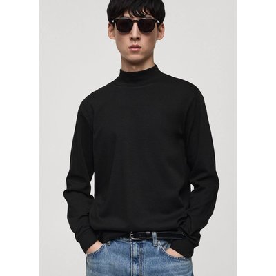 T-shirt manches longues col montant MANGO MAN