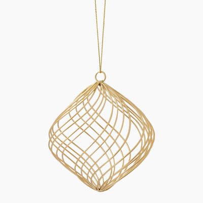 Ornement oignon en spirale metal MONOPRIX