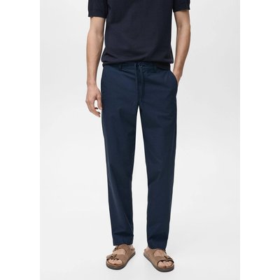 Pantalon en popeline de coton MANGO MAN