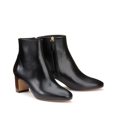 Bottines cuir à talon n°290 RIVECOUR