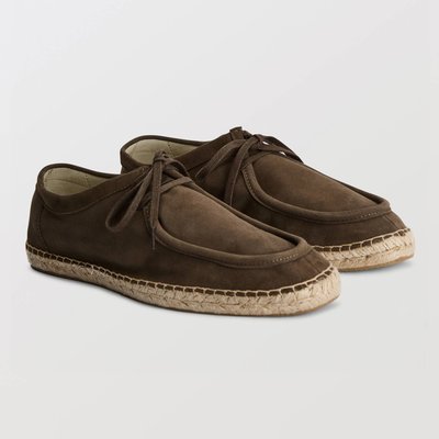 Espadrilles en croûte de cuir MONOPRIX