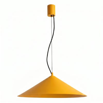 Suspension Acier Jaune LED 1 Fint EDEN