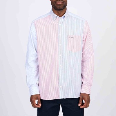 Chemise en patchwork de rayures MISE AU GREEN