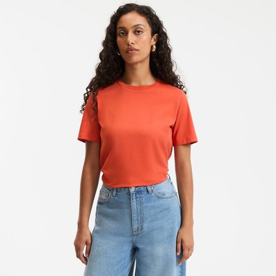 Crew Neck T-Shirt with Short Sleeves LA REDOUTE COLLECTIONS