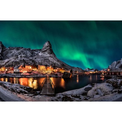 Tableau paysage passerelle borealis HEXOA