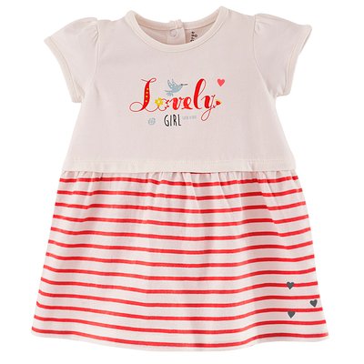 Robe bébé en jersey a rayures SUCRE D'ORGE