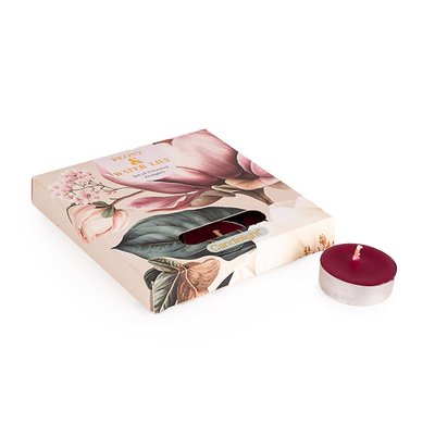 Set of 9 Peony & Waterlily Tealights SO'HOME