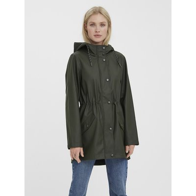 Chubasquero con capucha de longitud media VERO MODA