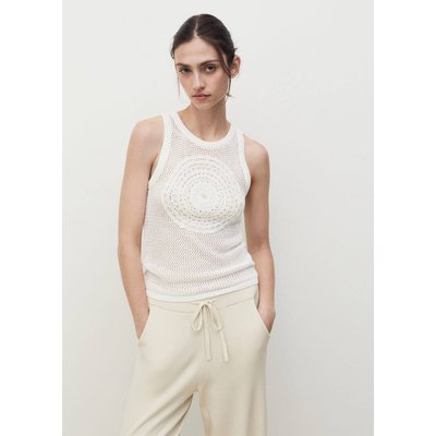 Top crochet coton MANGO