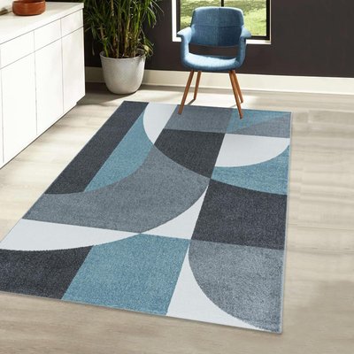 Tapis salon et chambre tissé motif géométrique ORICO UN AMOUR DE TAPIS