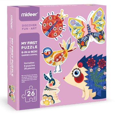 Mon 1er puzzle animaux du jardin MIDEER