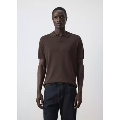 Polo mélange coton maille fine MANGO MAN