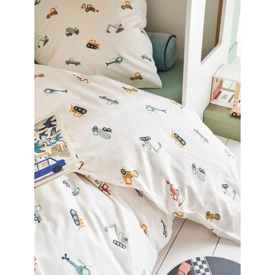 Parure housse de couette et taie oreiller CHANTIER VERTBAUDET