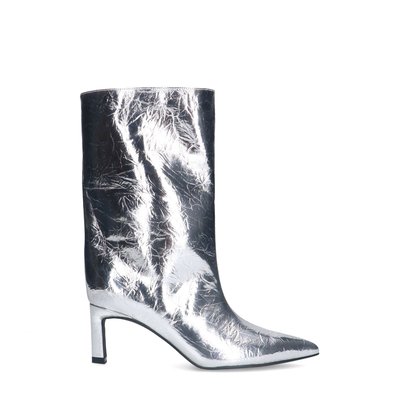 Bottines métallisées à talon SACHA