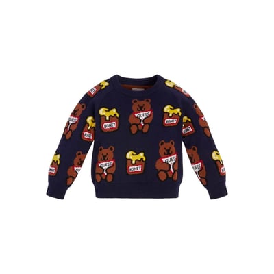 Pull Jacquard Logo All Over GUESS KIDS