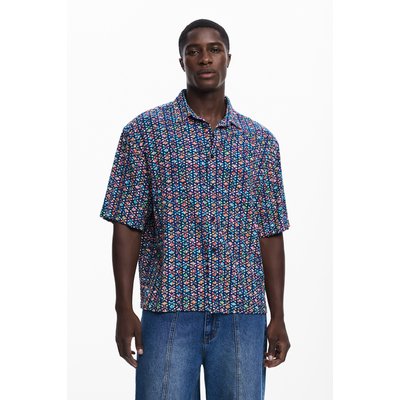 Chemise à manches courtes avec broderies ethniques DESIGUAL