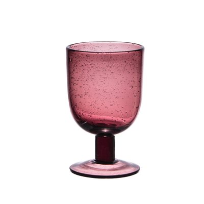 Verre à pied 28 cl   bullé   (lot de 6)-LUBERON TABLE PASSION