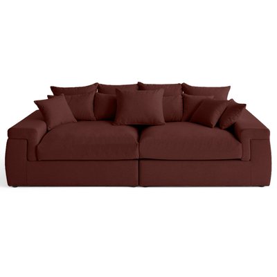 Sergio - canapé 4 places - assise profonde - en tissu LISA DESIGN